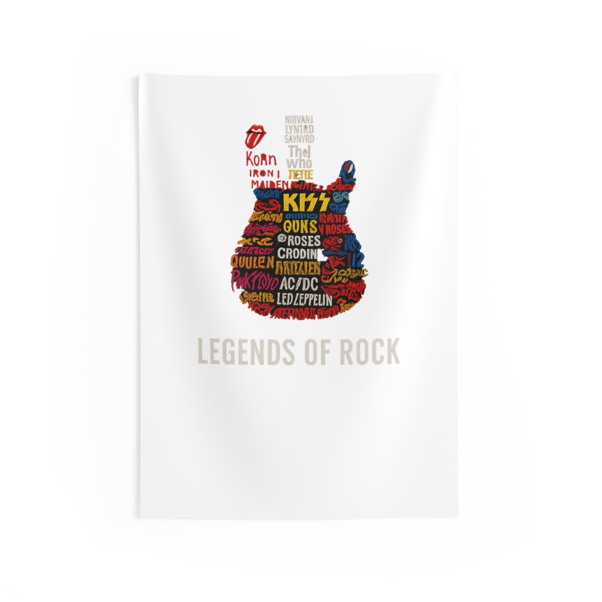 Legends of Rock Guitar Tapestry T-Shirt